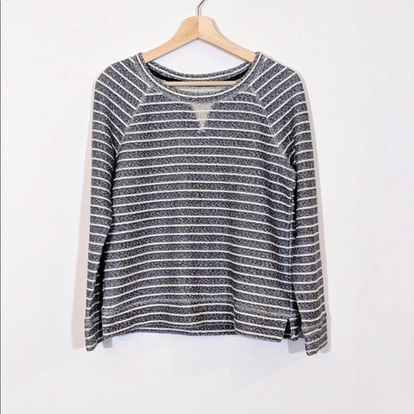 Lou & Grey striped crewneck pullover sweatshirt - Picture 2 of 6